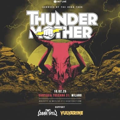 Thundermother - Goddess Of The Road Tour 2025 al Santeria Toscana 31 Tickets